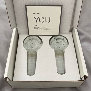 Posh Glass Stoppers 2X